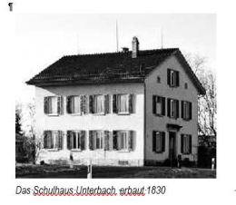 Kleine Hinwiler Schulgeschichte